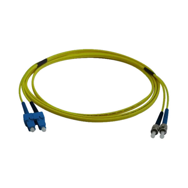 Jarretière optique monomode SC-ST 1 m duplex Enet E3064-1 Jarretière optique monomode SC-ST 1 m duplex Enet E3064-1 — vue de face — YouShop DZ