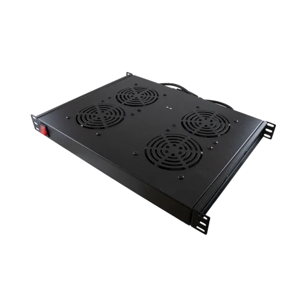 Kit de ventilation rackable 4 ventilateurs 19 pouces – Générique LXF4F Kit de ventilation rackable 4 ventilateurs 19 pouces – Générique LXF4F — vue complémentaire — YouShop DZ