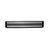 Panneau de Brassage 19 pouces 48 Ports 2U Générique BCPAN2U – Vide à Équiper Panneau de Brassage 19 pouces 48 Ports 2U Générique BCPAN2U – Vide à Équiper — vue de face — YouShop DZ