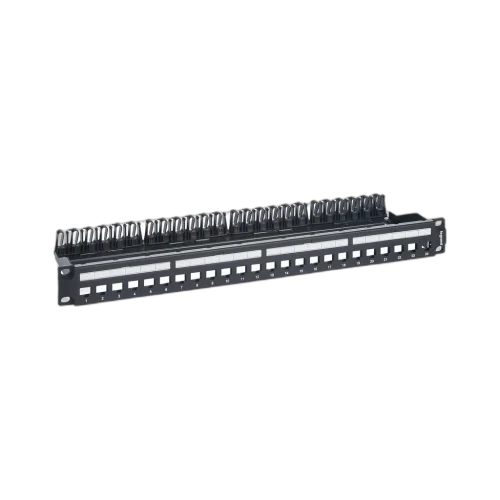 Panneau de brassage Legrand 24 ports RJ45 keystone à équiper 1U 19″ Panneau de brassage Legrand 24 ports RJ45 keystone à équiper 1U 19″ — YouShop DZ