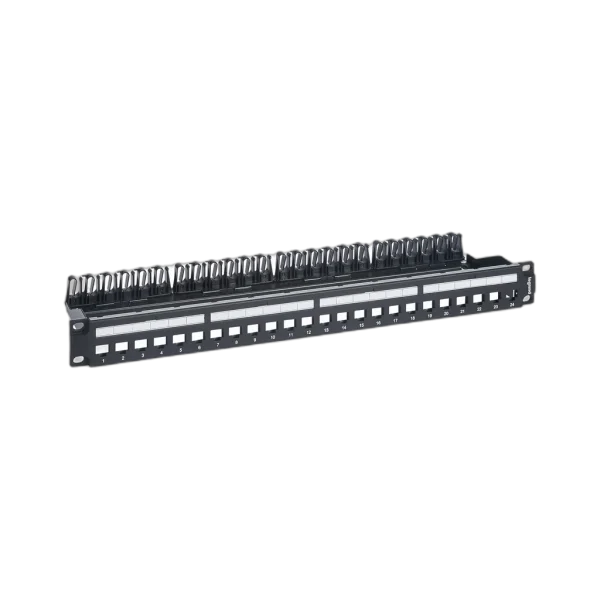Panneau de brassage Legrand 24 ports RJ45 keystone à équiper 1U 19″ Panneau de brassage Legrand 24 ports RJ45 keystone à équiper 1U 19″ — YouShop DZ