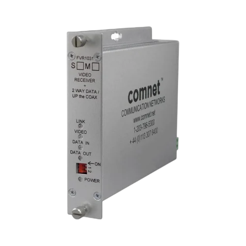 Récepteur Vidéo/Données Fibre Optique Monomode Comnet FVR1031S1 | Vidéo 10 bits + data RS232/422/485 Récepteur Vidéo/Données Fibre Optique Monomode Comnet FVR1031S1 | Vidéo 10 bits + data RS232/422/485 — YouShop DZ