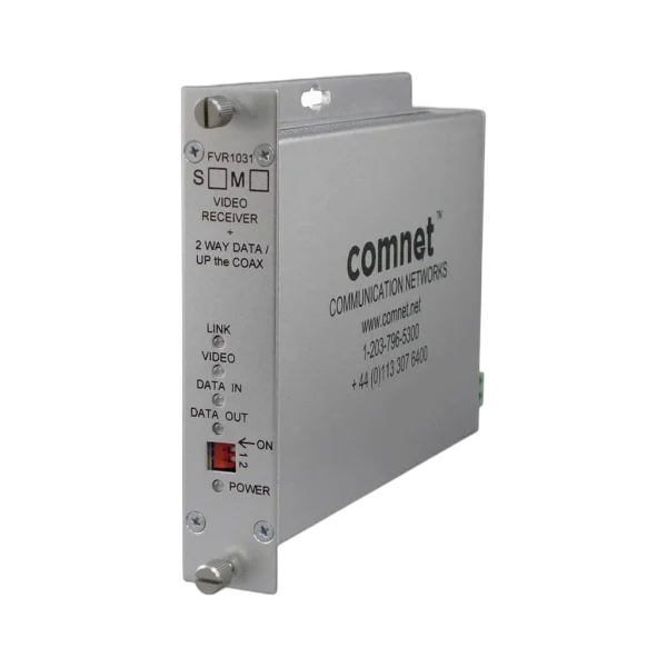 Récepteur Vidéo/Données Fibre Optique Monomode Comnet FVR1031S1 | Vidéo 10 bits + data RS232/422/485 Récepteur Vidéo/Données Fibre Optique Monomode Comnet FVR1031S1 | Vidéo 10 bits + data RS232/422/485 — YouShop DZ