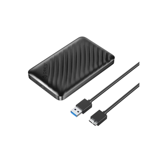 Boîtier externe HDD/SSD 2,5" USB 3.0 Boîtier externe HDD/SSD 2,5" USB 3.0 — vue de face — YouShop DZ