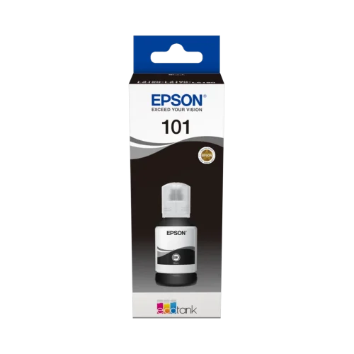 Bouteille d'encre Epson Original 101 Noir 127 ml Bouteille d'encre Epson Original 101 Noir 127 ml — vue de face — YouShop DZ