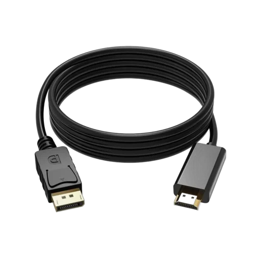 Câble DisplayPort vers HDMI 1,8 m Câble DisplayPort vers HDMI 1,8 m — vue de face — YouShop DZ
