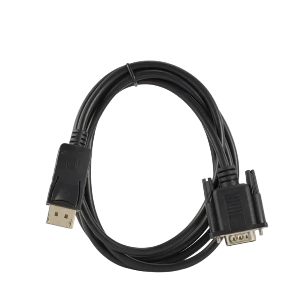 Câble DisplayPort vers VGA 1,8 m Câble DisplayPort vers VGA 1,8 m — vue de face — YouShop DZ