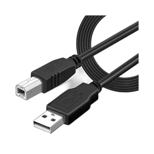 Câble imprimante USB 2.0 A-B 3 m Câble imprimante USB 2.0 A-B 3 m — vue de face — YouShop DZ
