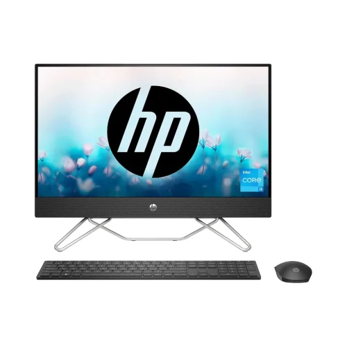 HP All-in-One 24-cb1287nh 23,8" i3-1215U 8 Go 512 Go noir (B73TWEA) — vue de face — YouShop DZ