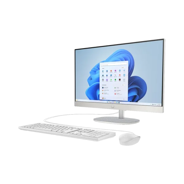 HP All-in-One 24-cr0031ne 23,8" i7-1355U 16 Go 512 Go blanc (A2PK8EA) HP All-in-One 24-cr0031ne 23,8" i7-1355U 16 Go 512 Go blanc (A2PK8EA) — vue complémentaire — YouShop DZ