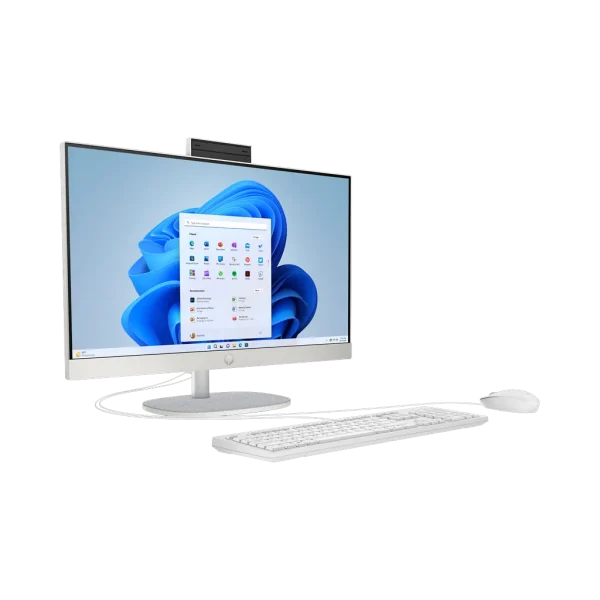 HP All-in-One 24-cr0125nh 23,8" tactile i7-1355U 8 Go 512 Go blanc (91G33EA) HP All-in-One 24-cr0125nh 23,8" tactile i7-1355U 8 Go 512 Go blanc (91G33EA) — vue complémentaire — YouShop DZ