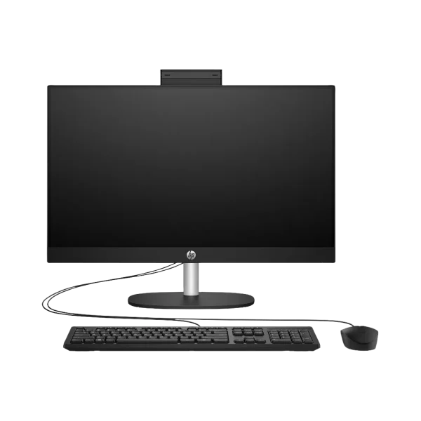 HP All-in-One 24-cr0253nh 23,8" i5-1335U 16 Go 512 Go noir (A0CQ5EA) HP All-in-One 24-cr0253nh 23,8" i5-1335U 16 Go 512 Go noir (A0CQ5EA) — vue de face — YouShop DZ