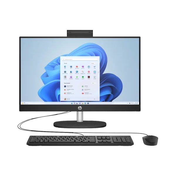 HP All-in-One 24-cr0300nh 23,8" i3-1315U 8 Go 512 Go noir (B59U8EA) HP All-in-One 24-cr0300nh 23,8" i3-1315U 8 Go 512 Go noir (B59U8EA) — vue de face — YouShop DZ