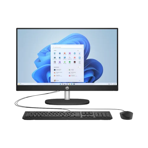 HP All-in-One 24-cr0343nh 23,8" tactile i5-1334U 8 Go 512 Go noir (BY1X6EA) — vue de face — YouShop DZ