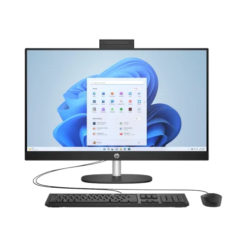 HP All-in-One 27-cr0086nh 27" i7-1355U 8 Go 512 Go noir (91H75EA) — vue de face — YouShop DZ