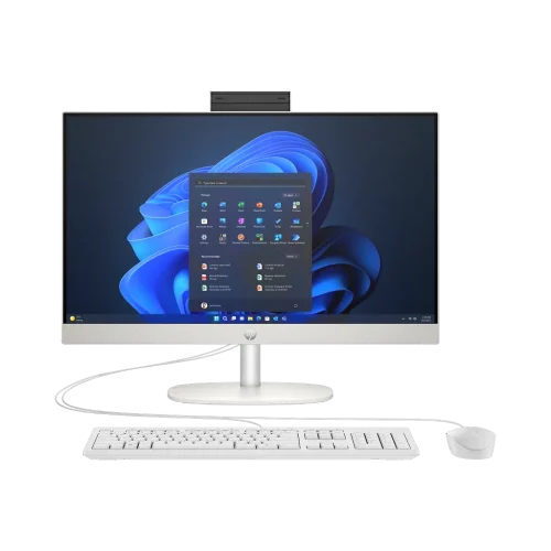 HP ProOne 240 G10 AIO 23,8" i5-1334U 8 Go 512 Go blanc (9M9H3AT) HP ProOne 240 G10 AIO 23,8" i5-1334U 8 Go 512 Go blanc (9M9H3AT) — vue de face — YouShop DZ