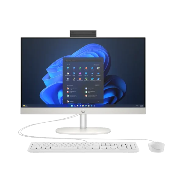 HP ProOne 240 G10 AIO 23,8" i5-1334U 8 Go 512 Go blanc (9M9H3AT) HP ProOne 240 G10 AIO 23,8" i5-1334U 8 Go 512 Go blanc (9M9H3AT) — vue de face — YouShop DZ