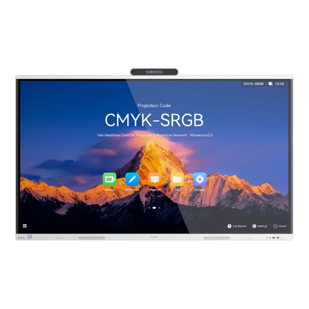 HUAWEI IdeaHub S3 - 65", écran interactif tout-en-un 4K, caméra double objectif, 24 microphones