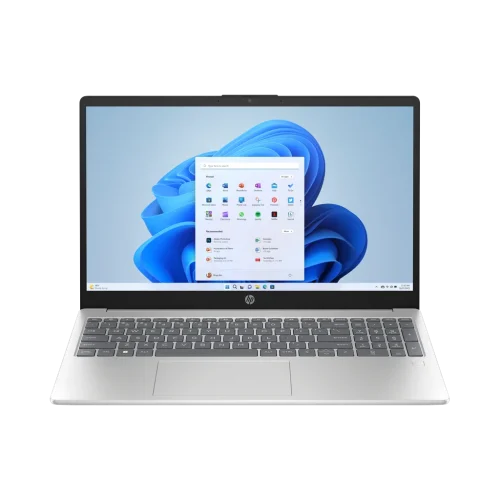 Laptop HP 15-fd0133wm i3-N305 8 Go 256 Go SSD 15,6" (B4KT4UA) Laptop HP 15-fd0133wm i3-N305 8 Go 256 Go SSD 15,6" (B4KT4UA) — vue de face — YouShop DZ