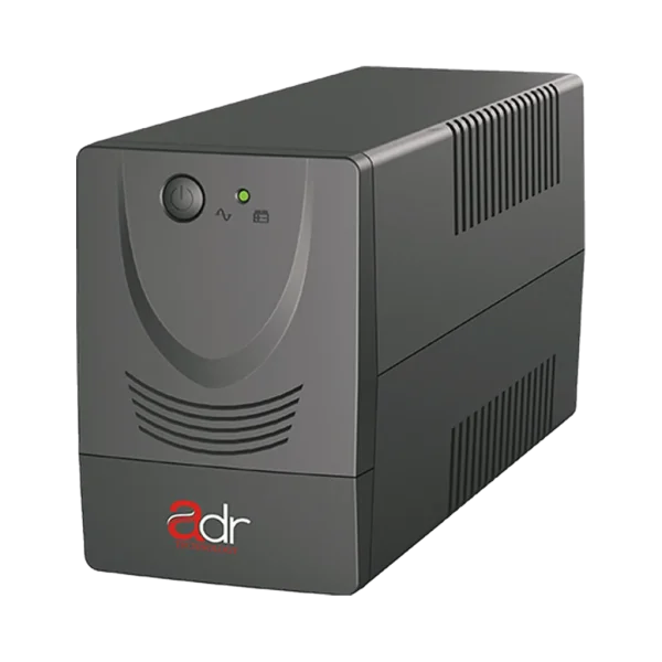 Onduleur ADR ADR200 650 VA / 390 W Line Interactive 4 sorties Onduleur ADR ADR200 650 VA / 390 W Line Interactive 4 sorties — vue complémentaire — YouShop DZ