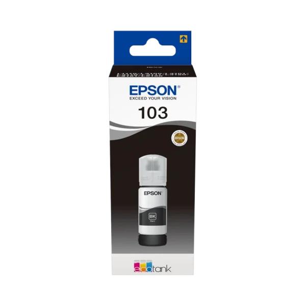 Pack 4 bouteilles d'encre Epson Original 103 BK/C/M/Y 65 ml Pack 4 bouteilles d'encre Epson Original 103 BK/C/M/Y 65 ml — vue complémentaire — YouShop DZ