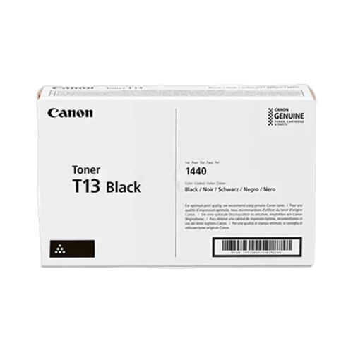 Toner Canon Original T13 noir pour i-SENSYS X 1440 (5640C006) Toner Canon Original T13 noir pour i-SENSYS X 1440 (5640C006) — vue de face — YouShop DZ