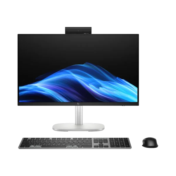 All-in-One HP EliteStudio 8 G1i Core Ultra 7 265 16 Go DDR5 512 Go SSD 23,8" FHD (DM7W8ES) All-in-One HP EliteStudio 8 G1i Core Ultra 7 265 16 Go DDR5 512 Go SSD 23,8" FHD (DM7W8ES) — vue de face — YouShop DZ