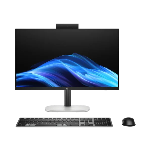 All-in-One HP ProStudio 4 G1i Core Ultra 7 265T 12 Go DDR5 512 Go SSD 23,8" FHD (DM7W5ES) — vue de face — YouShop DZ