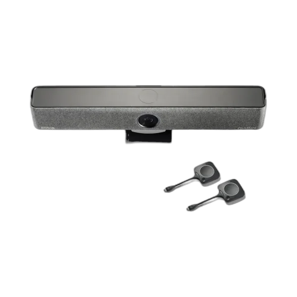 Barco ClickShare Bar Pro — Barre de visioconférence 4K sans fil tout-en-un, 2 boutons Barco ClickShare Bar Pro — Barre de visioconférence 4K sans fil tout-en-un, 2 boutons — vue complémentaire — YouShop DZ