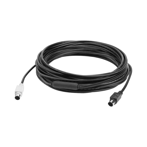 Câble d'extension Logitech GROUP 10 m Mini-DIN (939-001487) Câble d'extension Logitech GROUP 10 m Mini-DIN (939-001487) — vue de face — YouShop DZ