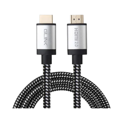 Câble GLINK HDMI 2.0 4K Premium 18 Gbps High Speed 10 m Câble GLINK HDMI 2.0 4K Premium 18 Gbps High Speed 10 m — vue de face — YouShop DZ