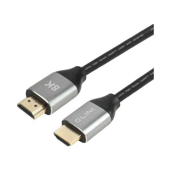 Câble GLINK HDMI 2.1 8K Premium High Speed 1,8 m Câble GLINK HDMI 2.1 8K Premium High Speed 1,8 m — vue de face — YouShop DZ