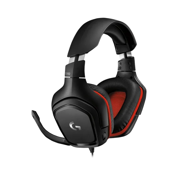 Casque gaming Logitech G G332 filaire Jack 3,5 mm (981-000757) Casque gaming Logitech G G332 filaire Jack 3,5 mm (981-000757) — vue complémentaire — YouShop DZ