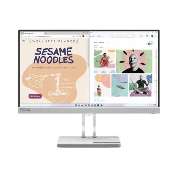 Écran Lenovo L22e-40 21,45" FHD VA 75 Hz HDMI VGA Écran Lenovo L22e-40 21,45" FHD VA 75 Hz HDMI VGA — vue de face — YouShop DZ
