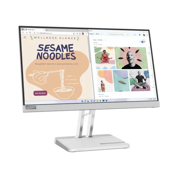 Écran Lenovo L22e-40 21,45" FHD VA 75 Hz HDMI VGA Écran Lenovo L22e-40 21,45" FHD VA 75 Hz HDMI VGA — vue complémentaire — YouShop DZ