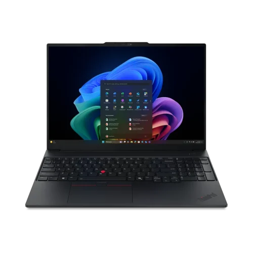 Laptop Lenovo ThinkPad E16 Gen 3 Core Ultra 7 256V 16 Go 1 To SSD 16" WUXGA — vue de face — YouShop DZ Laptop Lenovo ThinkPad E16 Gen 3 Core Ultra 7 256V 16 Go 1 To SSD 16" WUXGA — vue de face — YouShop DZ