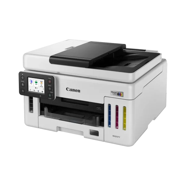 Multifonction Canon MAXIFY GX6140 jet d'encre couleur MegaTank A4 Wi-Fi Ethernet ADF Multifonction Canon MAXIFY GX6140 jet d'encre couleur MegaTank A4 Wi-Fi Ethernet ADF — vue complémentaire — YouShop DZ
