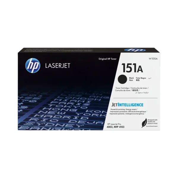 Toner HP 151A noir original LaserJet (W1510A) Toner HP 151A noir original LaserJet (W1510A) — vue complémentaire — YouShop DZ