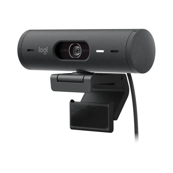 Webcam Logitech Brio 505 Full HD graphite USB-C (960-001459) Webcam Logitech Brio 505 Full HD graphite USB-C (960-001459) — vue de face — YouShop DZ