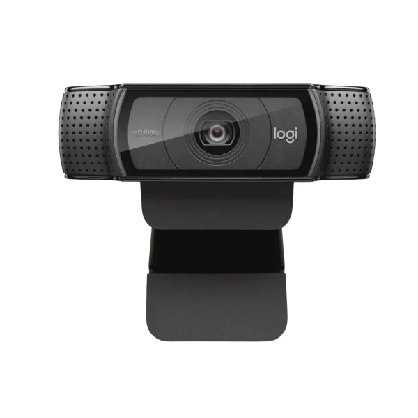 Webcam Logitech C920 HD Pro Full HD 1080p (960-001055) Webcam Logitech C920 HD Pro Full HD 1080p (960-001055) — vue de face — YouShop DZ